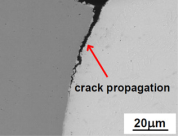 熱循環后焊點微觀結構